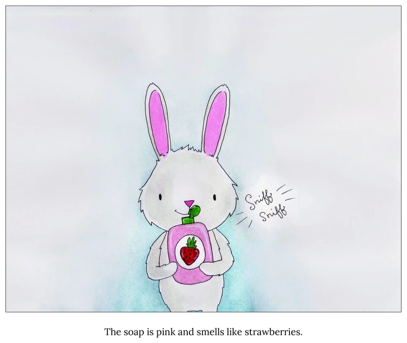 A page from Mitzy and the Trouble with Bubbles
